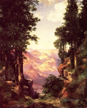 Tomás Morán Painting - Escuela de las Montañas Rocosas del Gran Cañón Thomas Moran